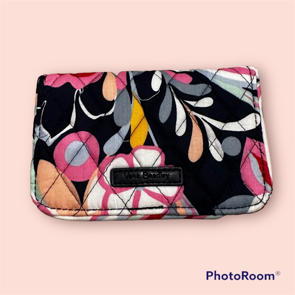Vera Bradley RFID Small Bifold Wallet Mod Paisley